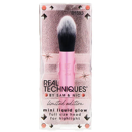 Real Techniques Liimited Edition Mini Liquid Glow,แปรงไฮไลท์ขนาดมินิ,แปรง Real Techniques,แปรง Real Techniques ซื้อที่ไหน,แปรง Real Techniques ราคา,แปรง Real Techniques ดีไหม,แปรง Real Techniques ซื้ออนไลน์,แปรง Real Techniques Holiday,